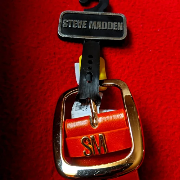 Steve Madden Studded Faux Leather Belt - Picture 5 of 6